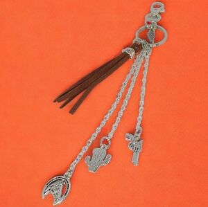 Bag Charm Key Clip Purse Accessory Westerncore Cowboycore Retro Revival 2000s